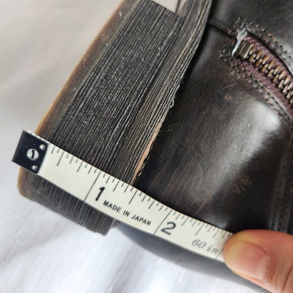 Ariat Side Zip Brown Tall Boots Women (9B) - Picture 14 of 16